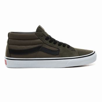 Férfi Vans Sk8-Mid Magasszárú Cipő VA4735926 Lila/Fehér